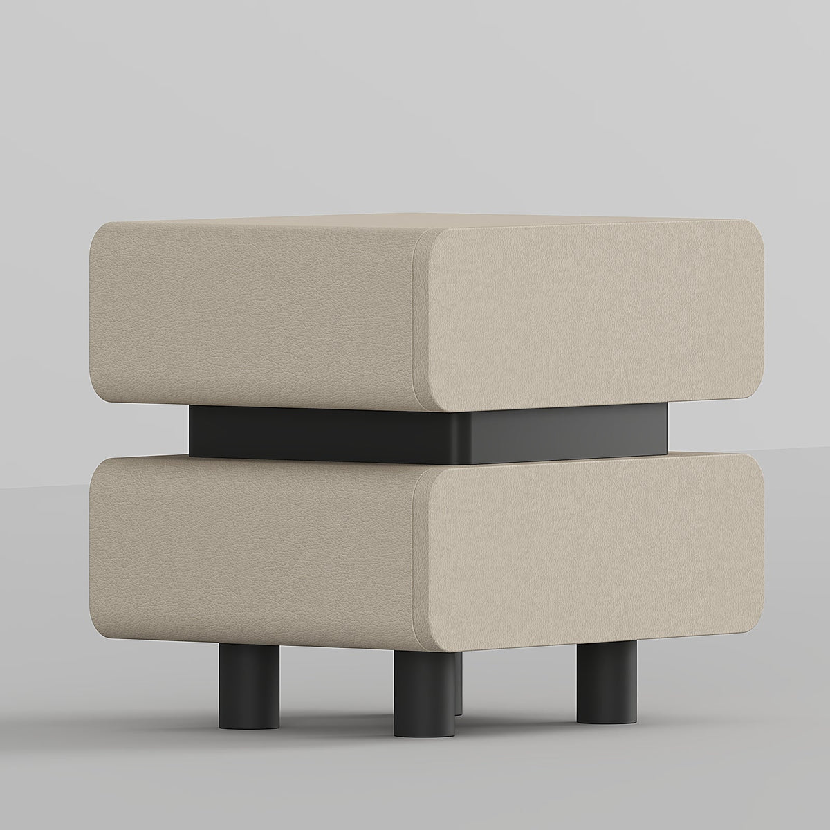 Ivory Faux Leather