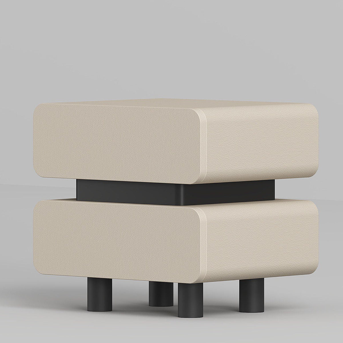 Ivory Faux Leather