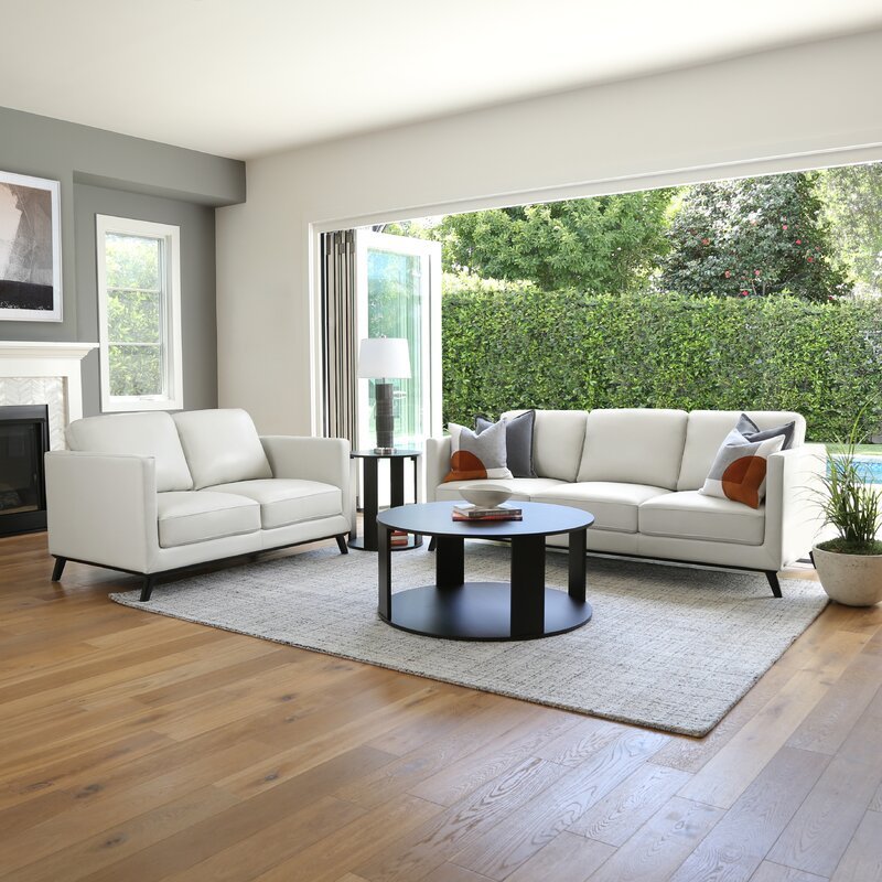 Room and on sale board leather sofa