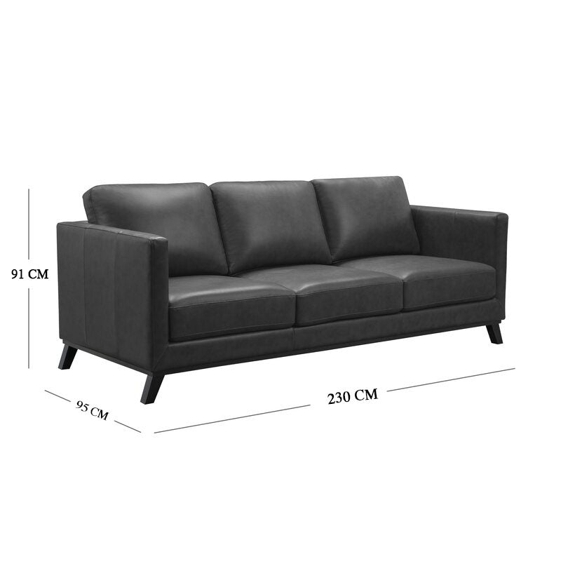 Jack Leather Sofa Set - Walls Nation