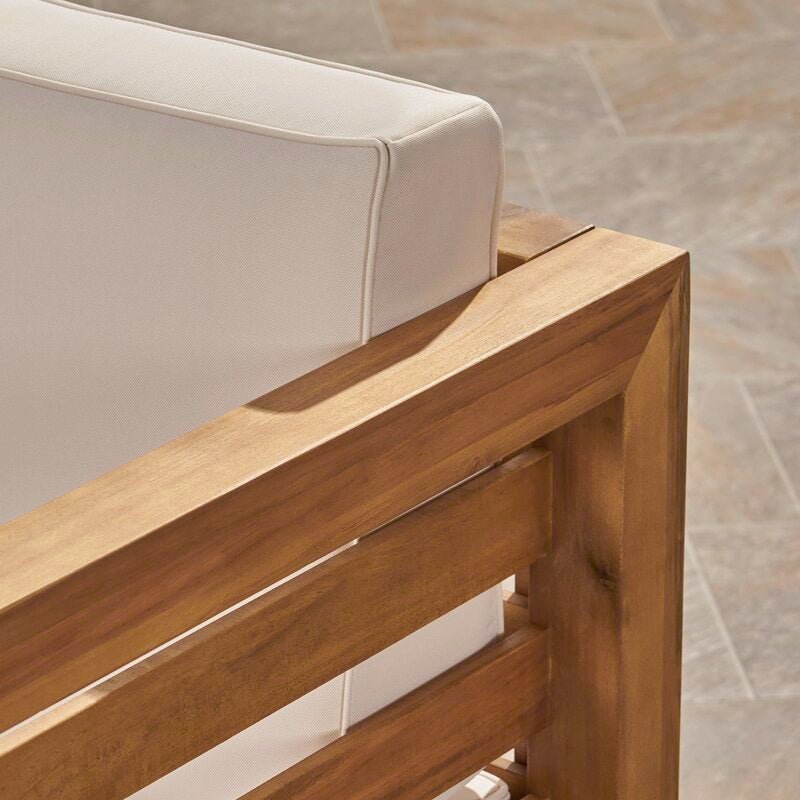 Natural Teak / White Seating