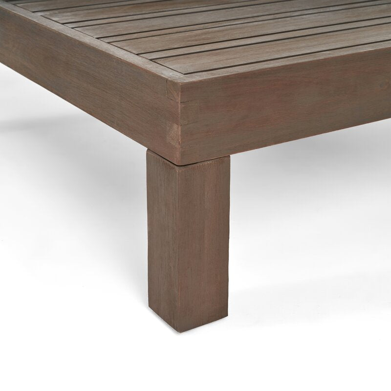 Brown Teak / White Seating