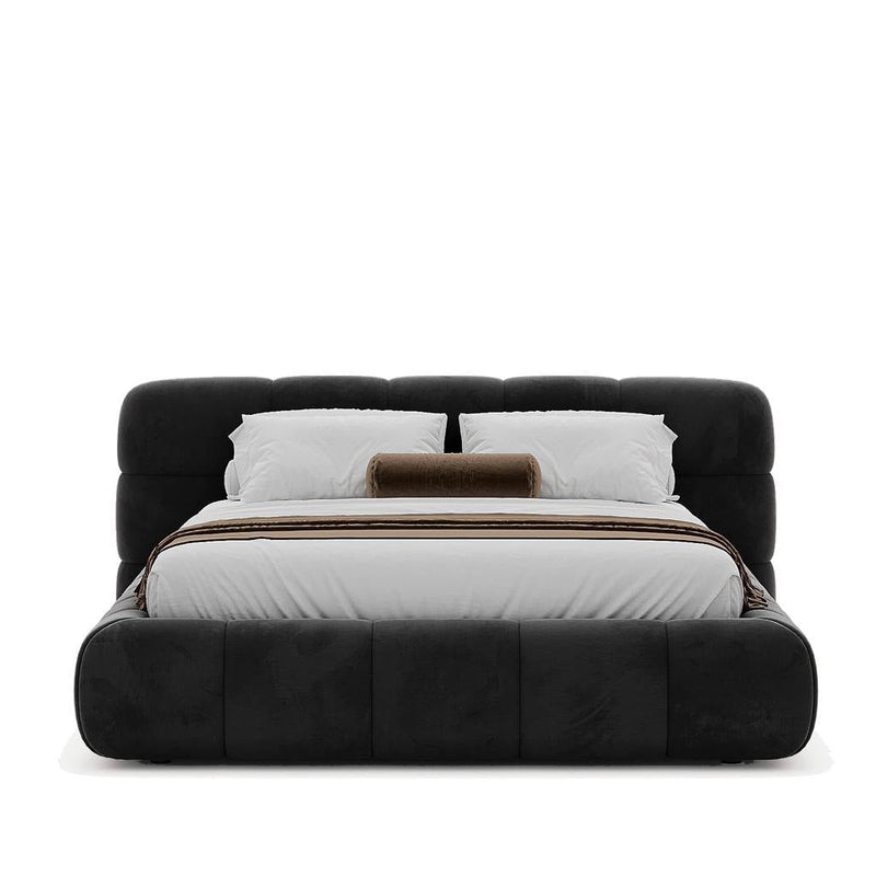 Lumi Bed / Upholstery Velvet - Walls Nation