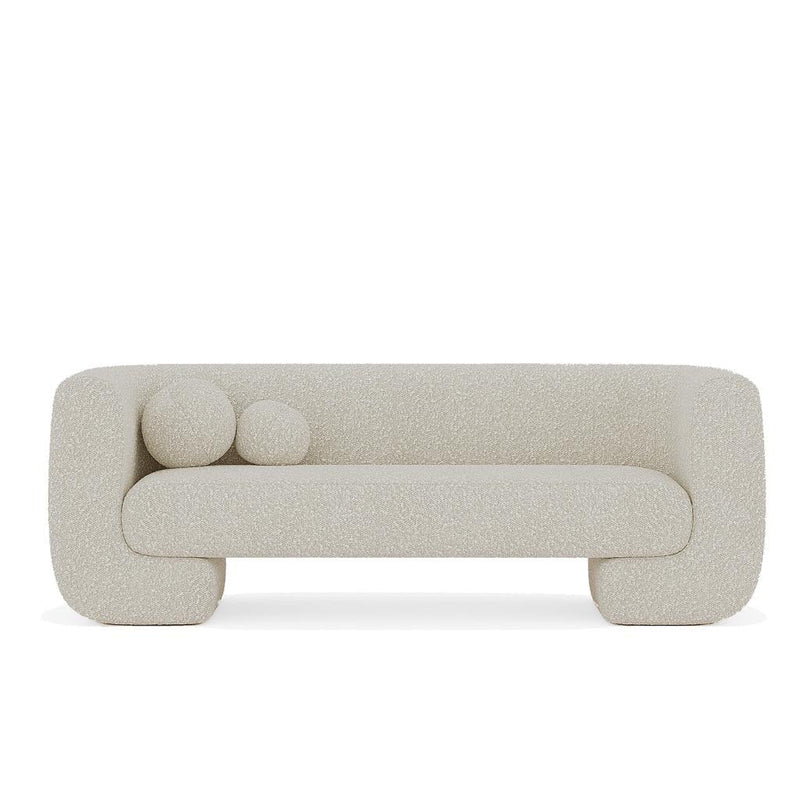 Mistral Sofa 3S / White Boucle - Walls Nation
