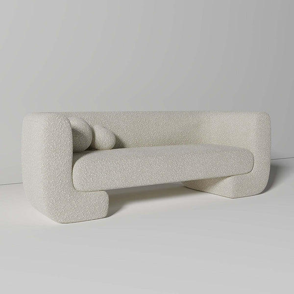 Mistral Sofa 3S  / Off-White Boucle – premium Sofas by Walls Nation UAE & Saudi Arabia
