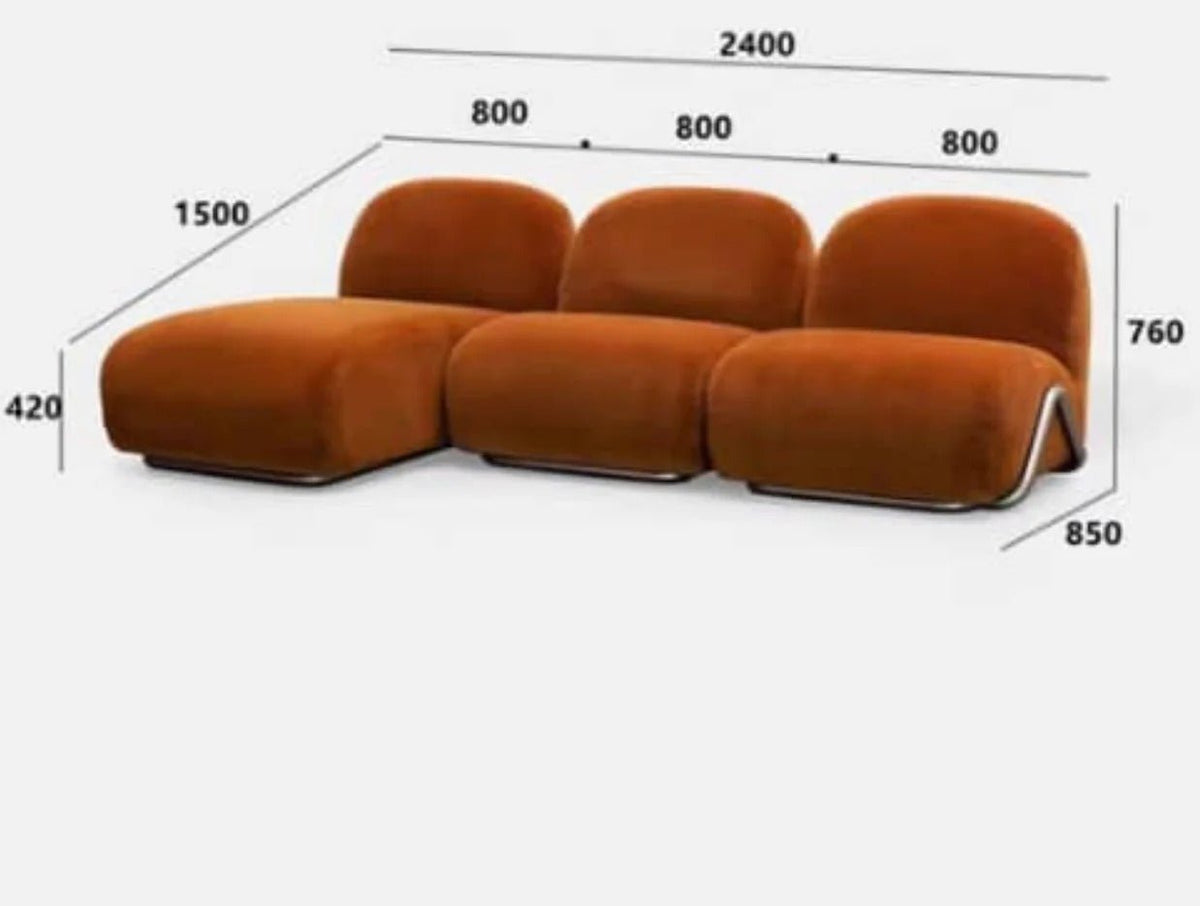 Owen 3S. Modular Sofa / 240 x 76 CM - Walls Nation