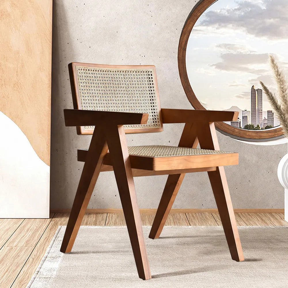 Paisley Beech Wood Chair / 60 x 51 CM - Walls Nation