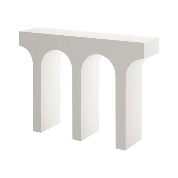 Perry Console Table / Microplaster Concrete - Walls Nation