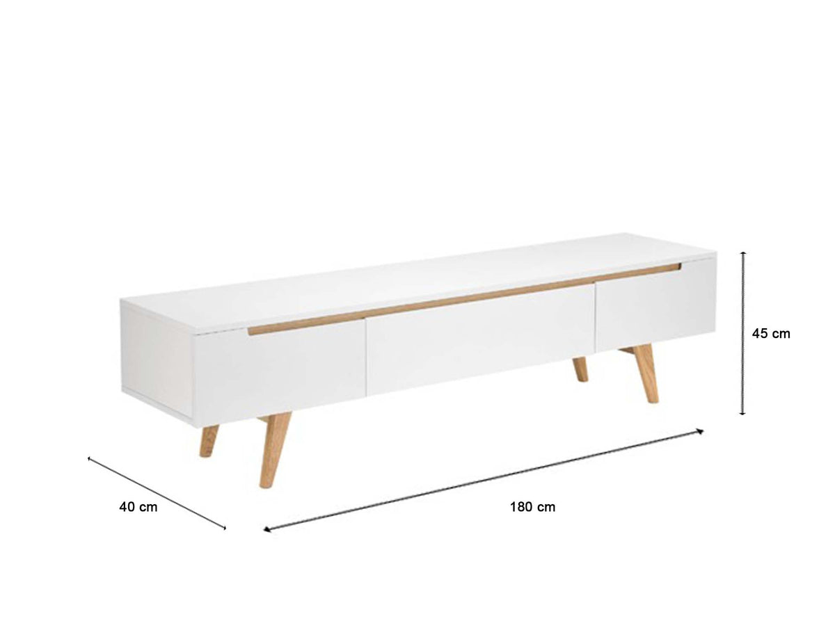 Reese TV Console / 180 x 45 cm - Walls Nation