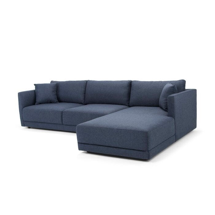 Rhodes 3S. Sectional / Jacquard Upholstery. - Walls Nation