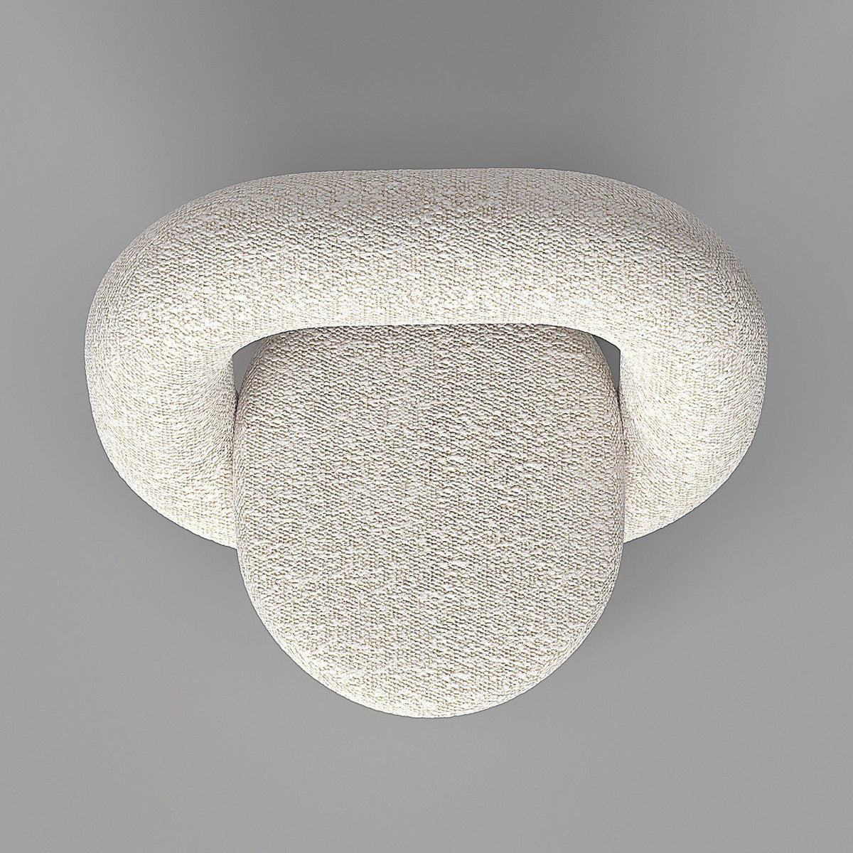 Ring Armchair / White Boucle - Walls Nation