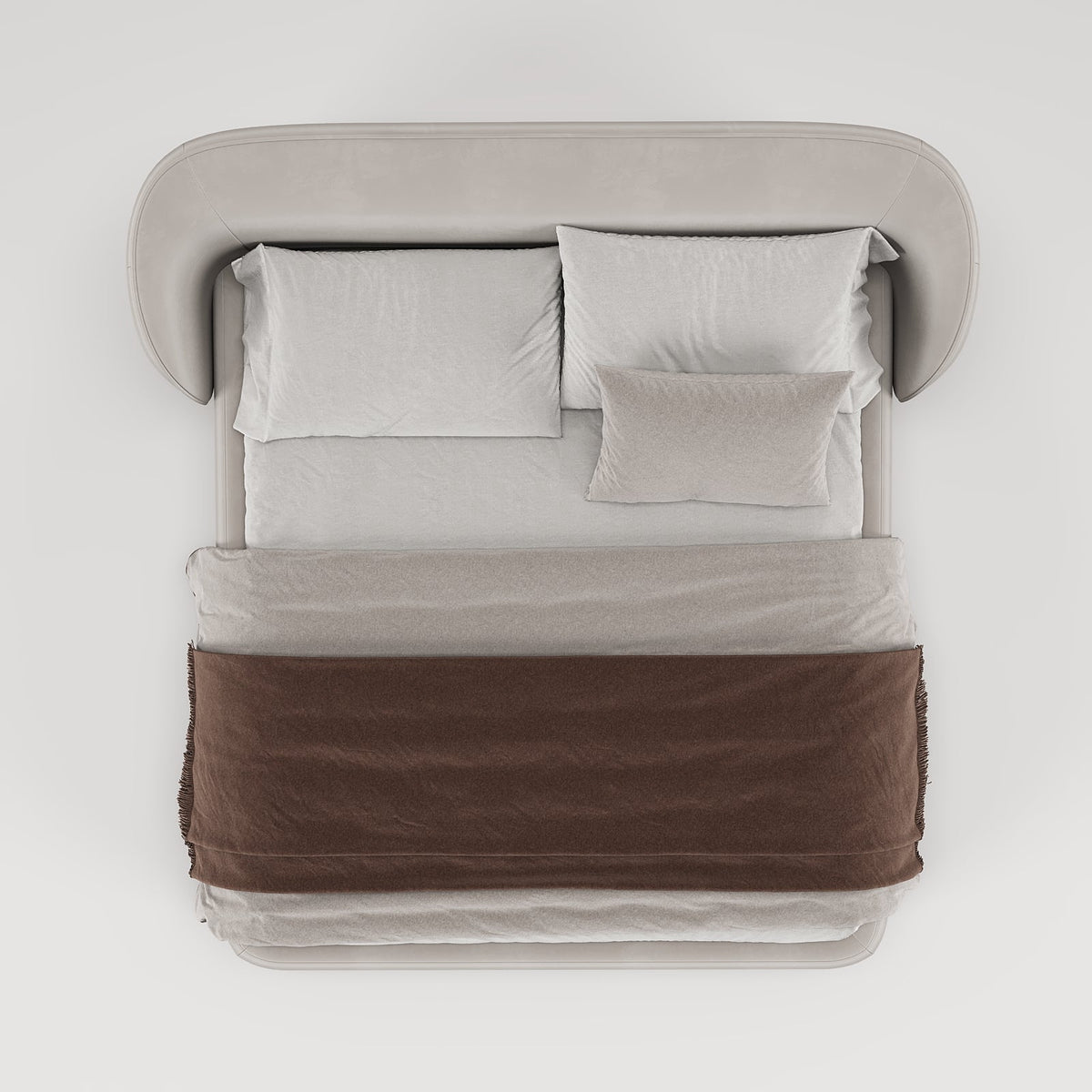 Riyu Super King Bed / Faux Premium Leather - Walls Nation