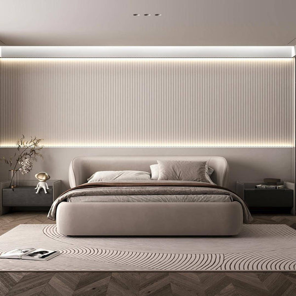 Riyu C.King Bed / Premium Matt Velvet – premium Bed by Walls Nation UAE & Saudi Arabia