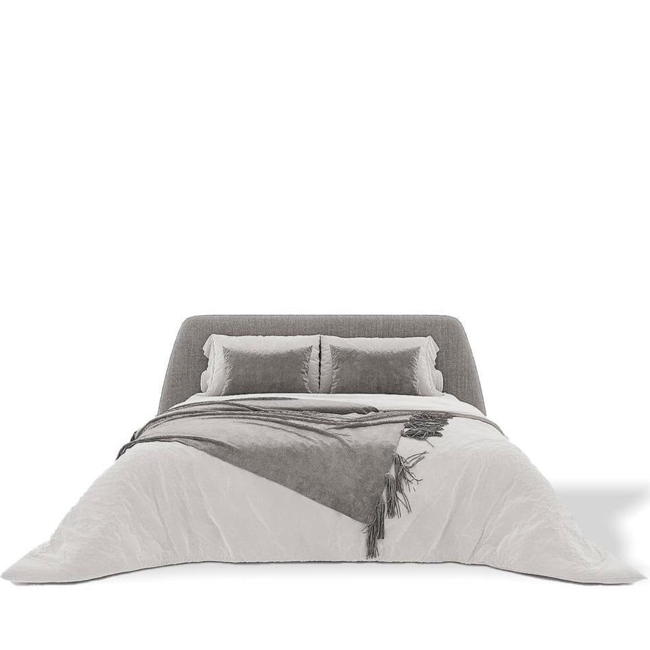 Rocco Bed / Gray Premium Linen - Walls Nation