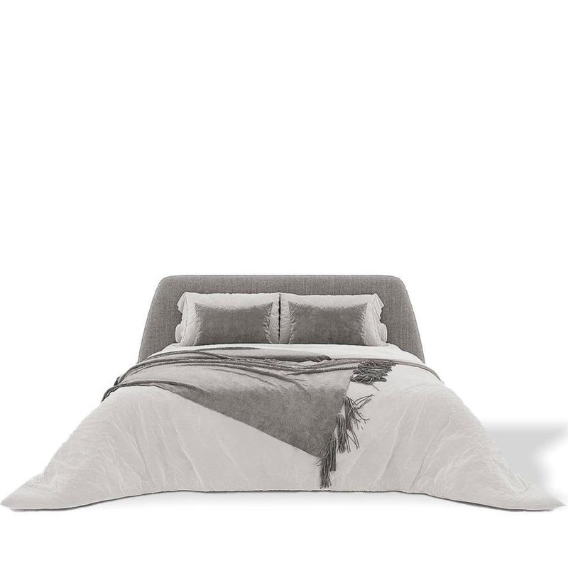 Rocco Bed / Gray Premium Linen - Walls Nation