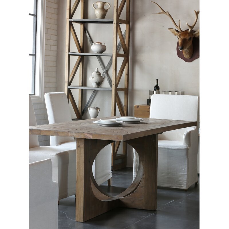Ruby Solid Wood Dining Table - Walls Nation