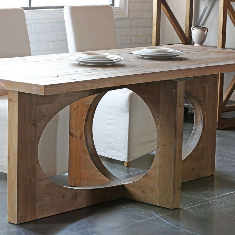 Ruby Solid Wood Dining Table - Walls Nation
