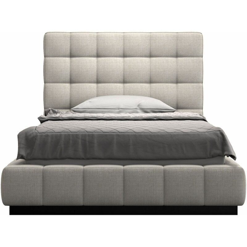 Sadie Upholstered Platform Bed - Walls Nation
