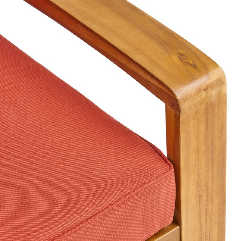 Natural Teak / Red Seating