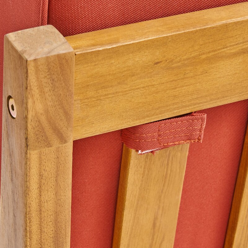 Natural Teak / Red Seating