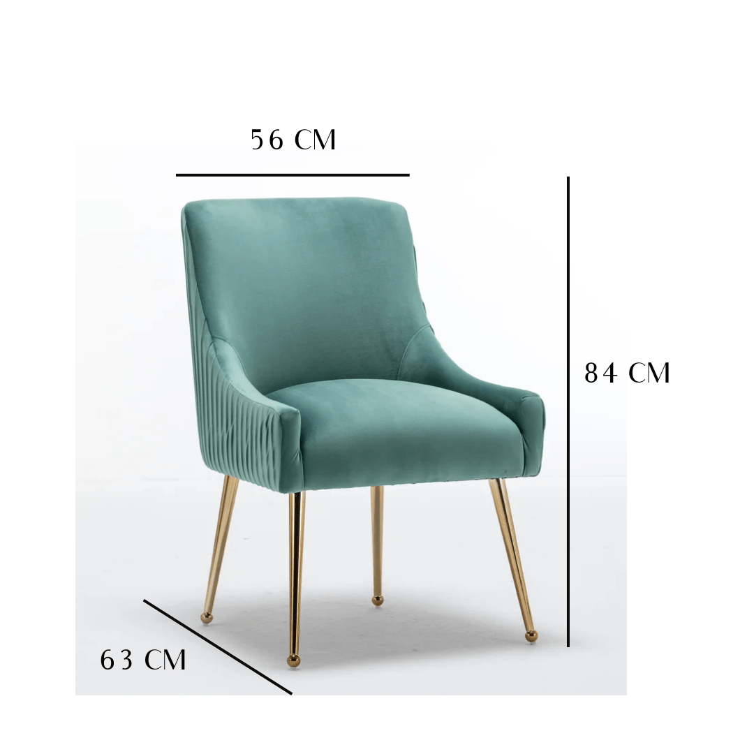 Talia velvet chairs deals
