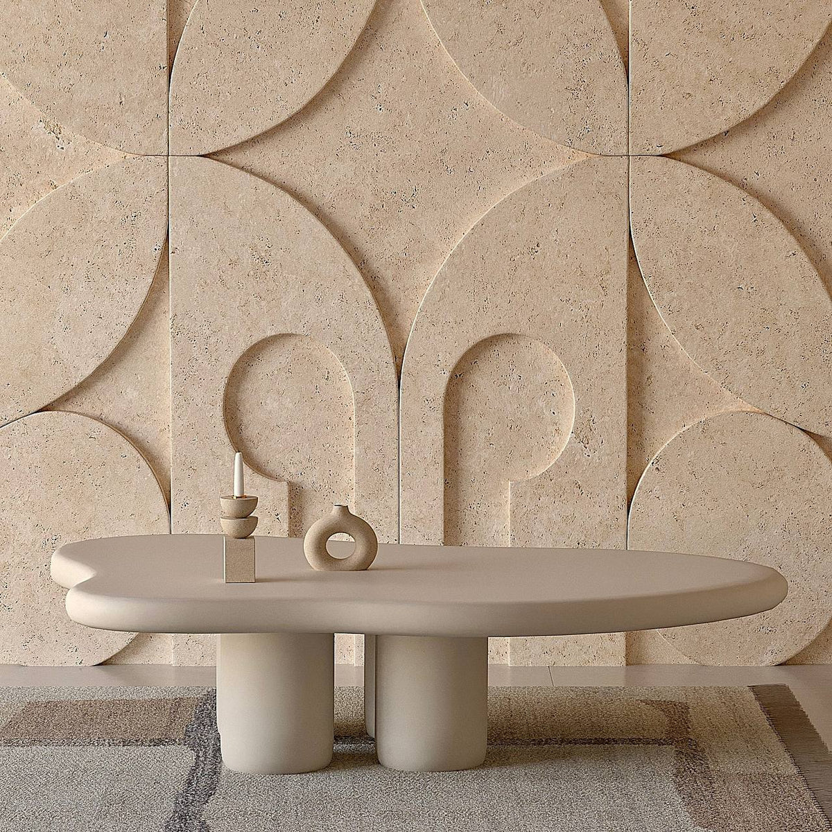 Beige Microplaster Finish