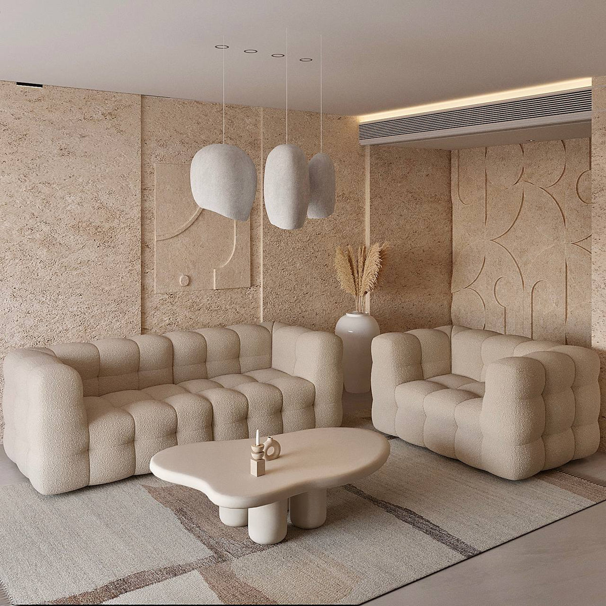 Beige Microplaster Finish