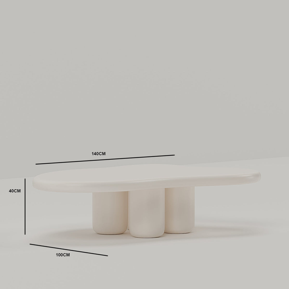 Teddy V2 Coffee Table (Big) / 140 x 100 CM - Walls Nation