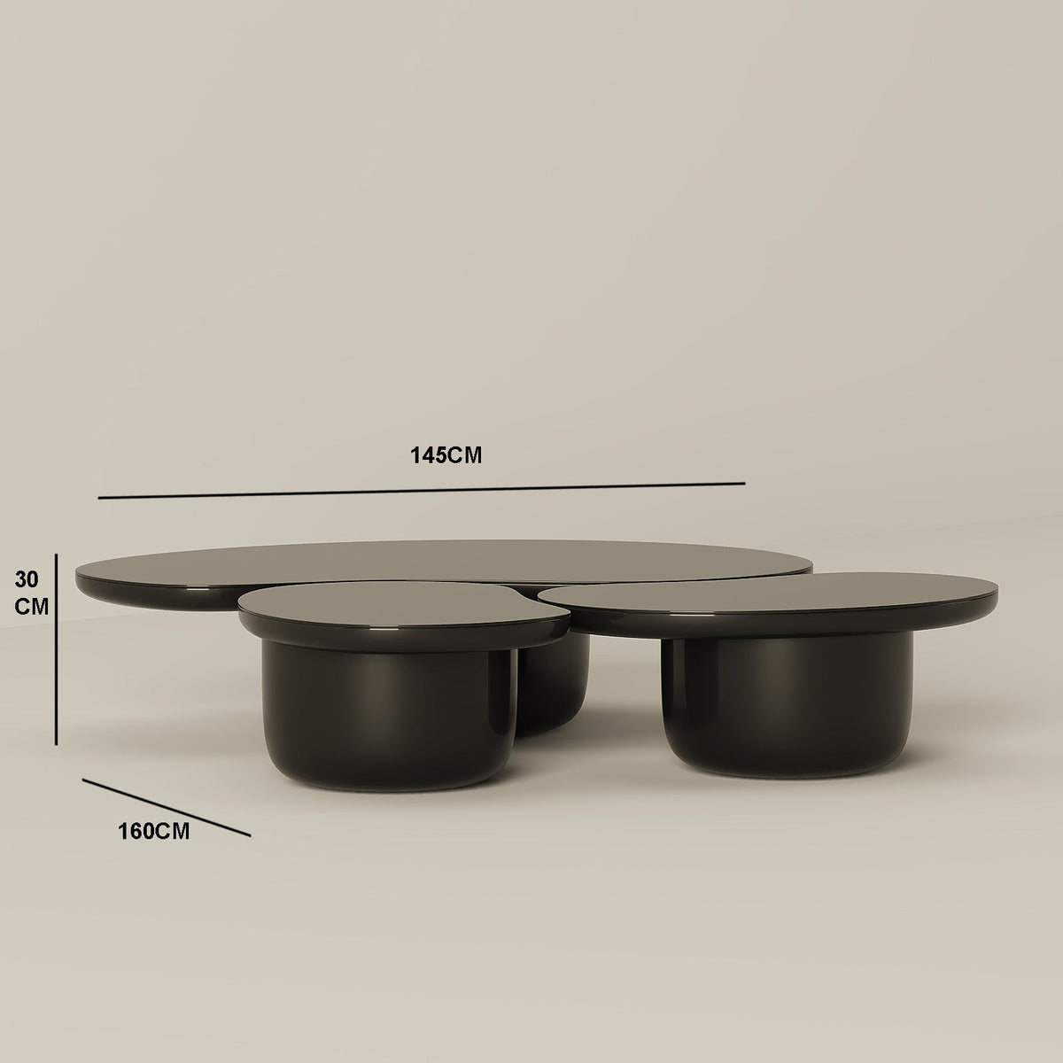 Teddy V3 Coffee Table / 145 x 160 CM - Walls Nation