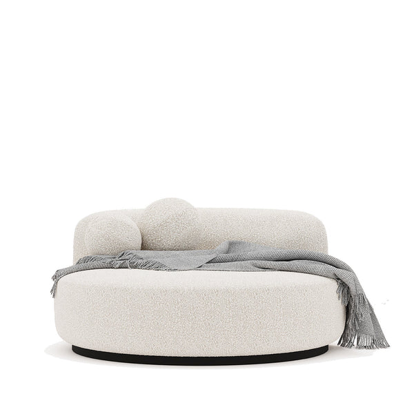Tortello Day Bed 2S / Off-White Boucle - Walls Nation