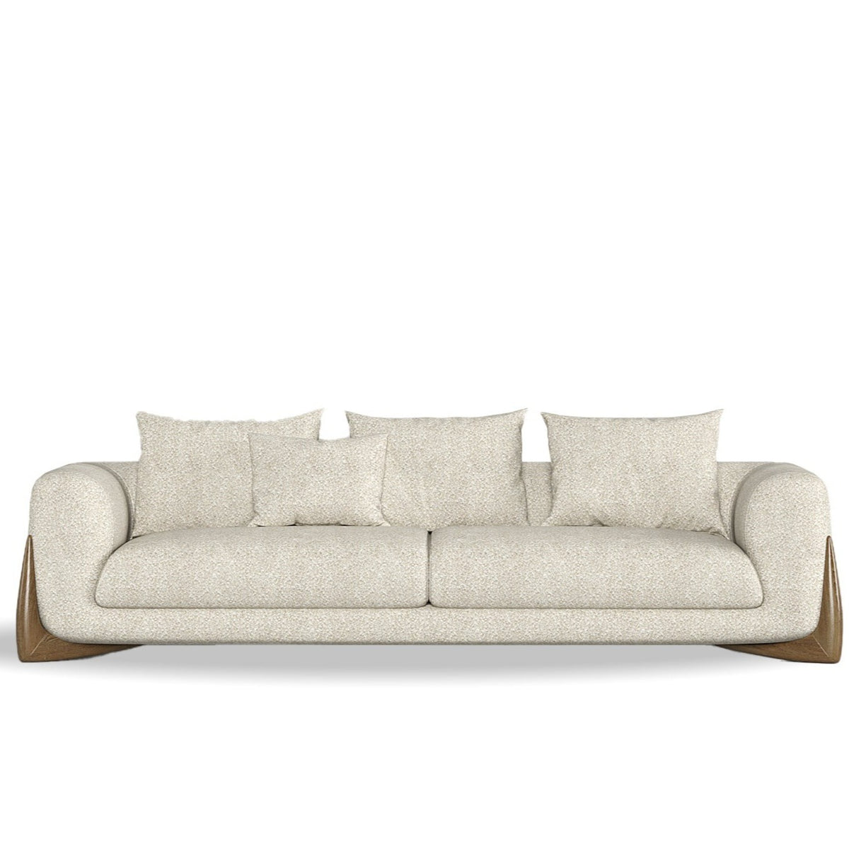 Valentina Sofa 2S / Beige Boucle - Walls Nation