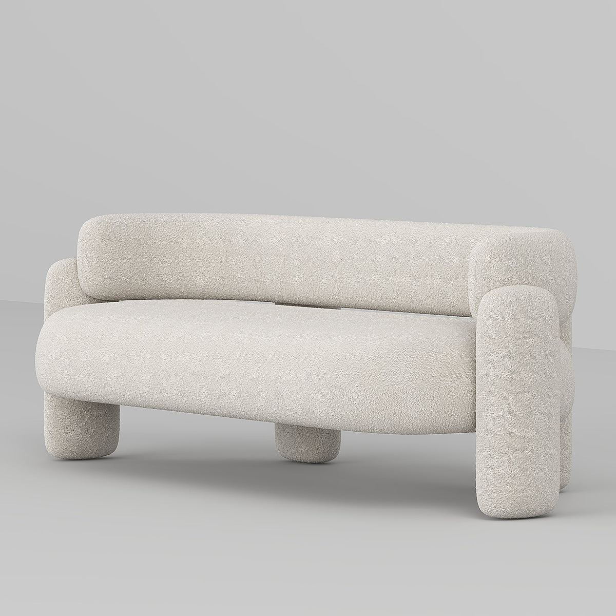 Vector Sofa 2S / White Boucle - Walls Nation