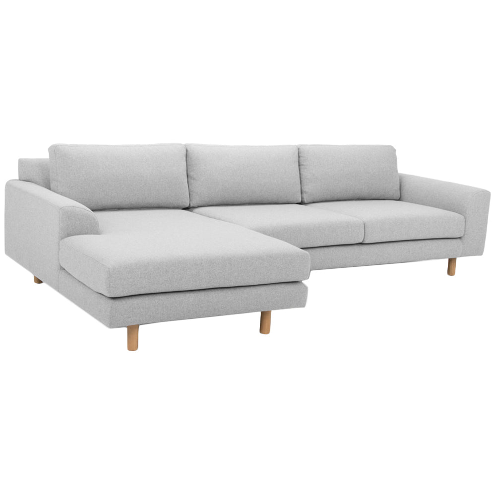 Vera Contemporary Design / 3S. Straight Arm L-Shape Sofa - Walls Nation