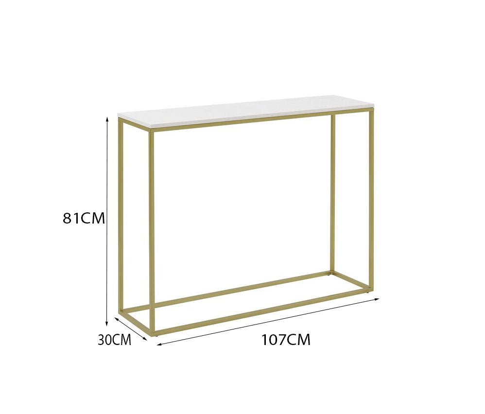 White Top / Gold Frame